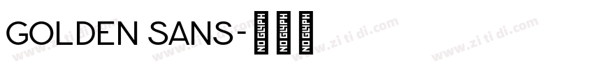 Golden Sans字体转换 Golden Sans字体转换